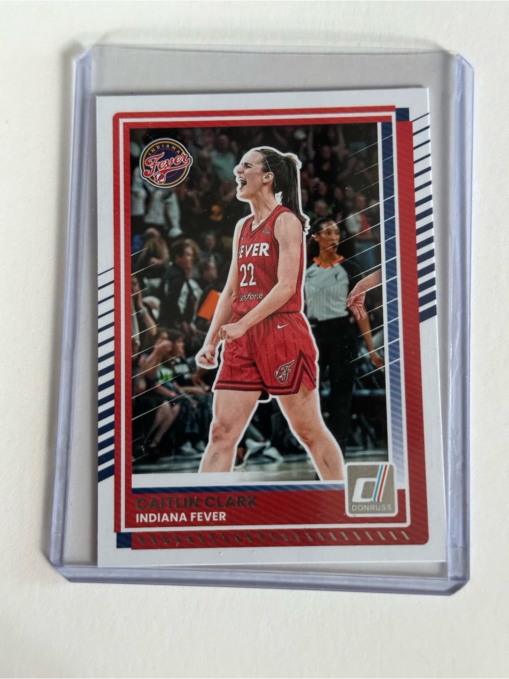 Russ Caitlin Clark Indiana Fever Card - Red & White